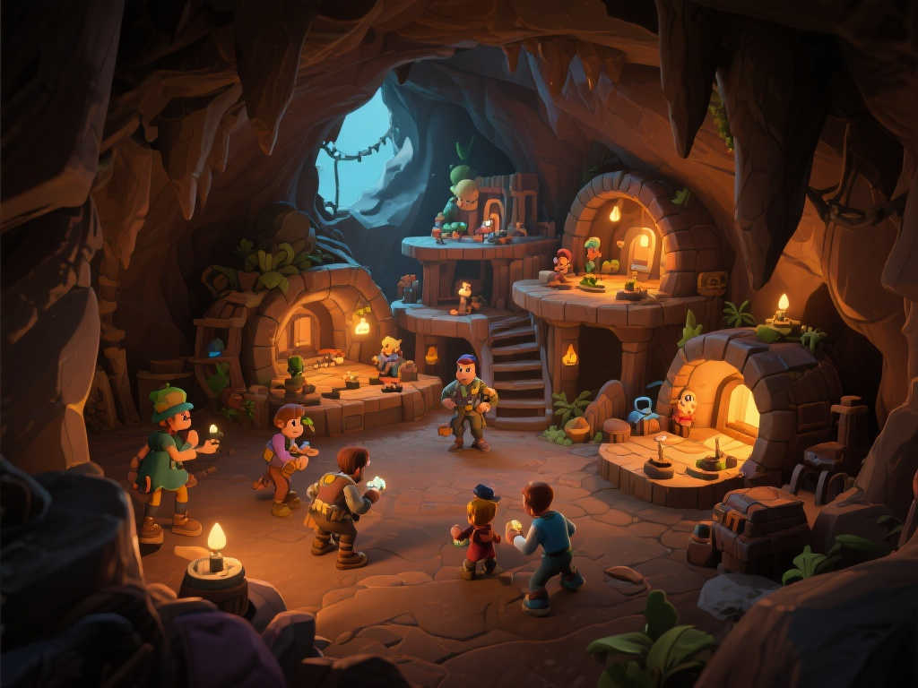 《洞窟冒险团物语》PC版震撼登场 探索洞穴建造的奇幻旅程