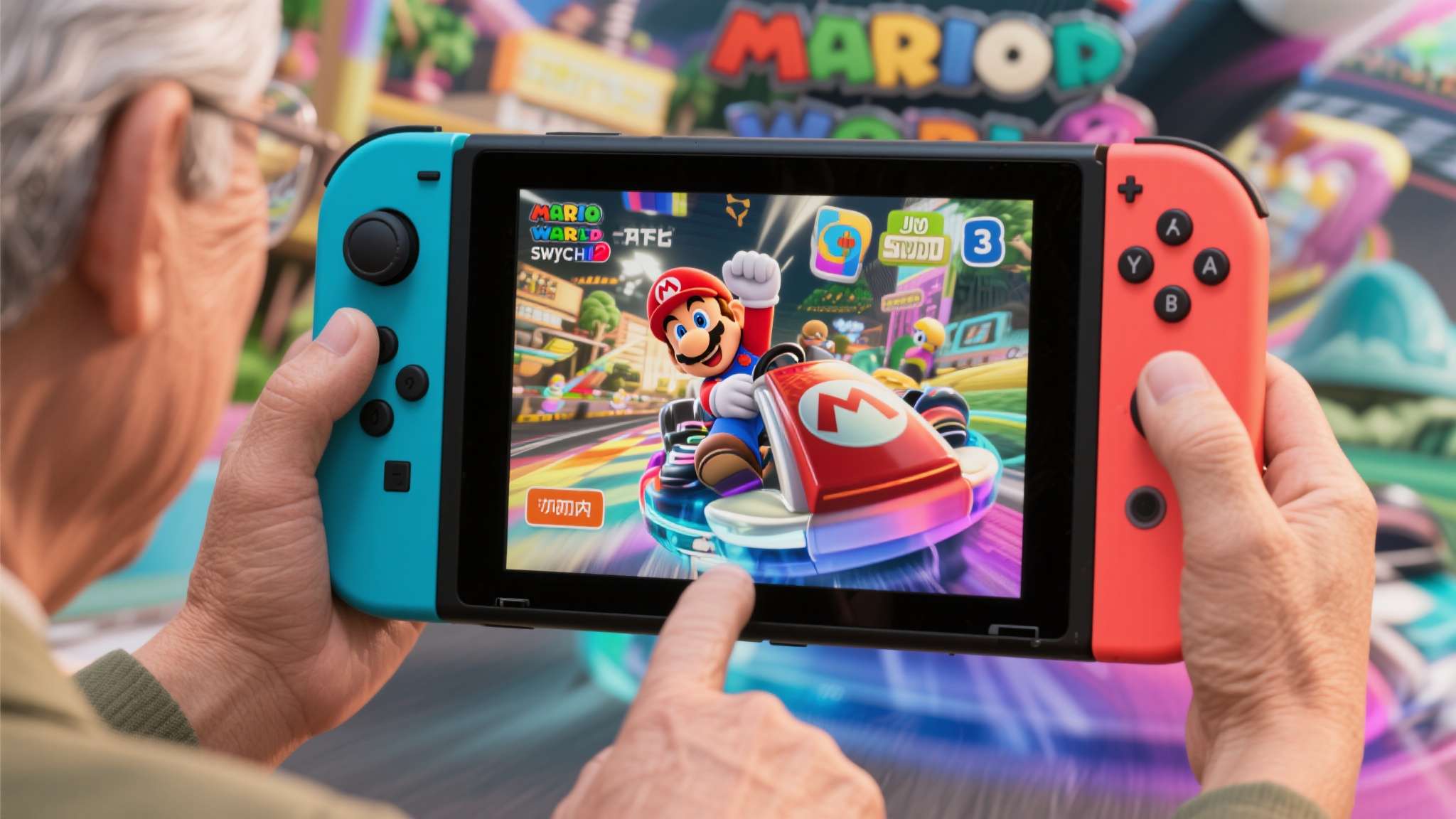 switch2游戏视频 Switch2的操作逻辑极为简洁,Joy-Con手柄的按键功能清晰,不需要记忆复